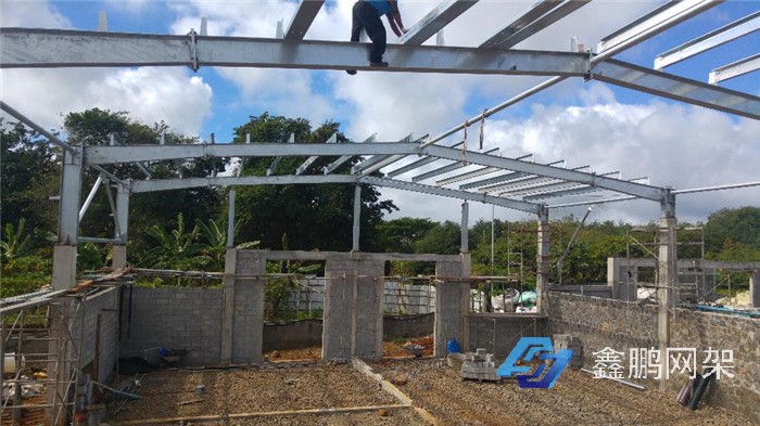 毛里求斯倉庫施工現(xiàn)場(chǎng)